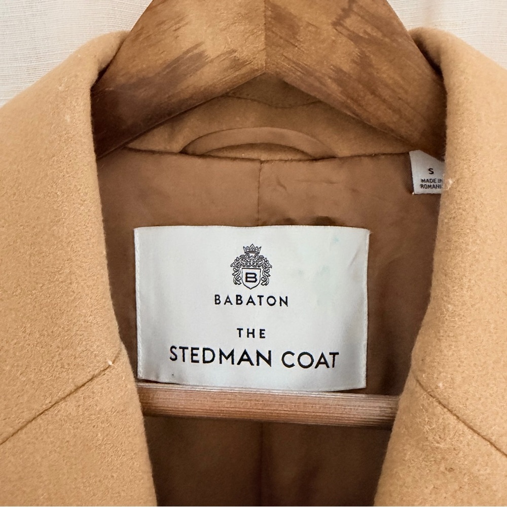 ARITZIA BABATON STEDMAN COAT IN CAMEL/ GOLD - Picture 8 of 9